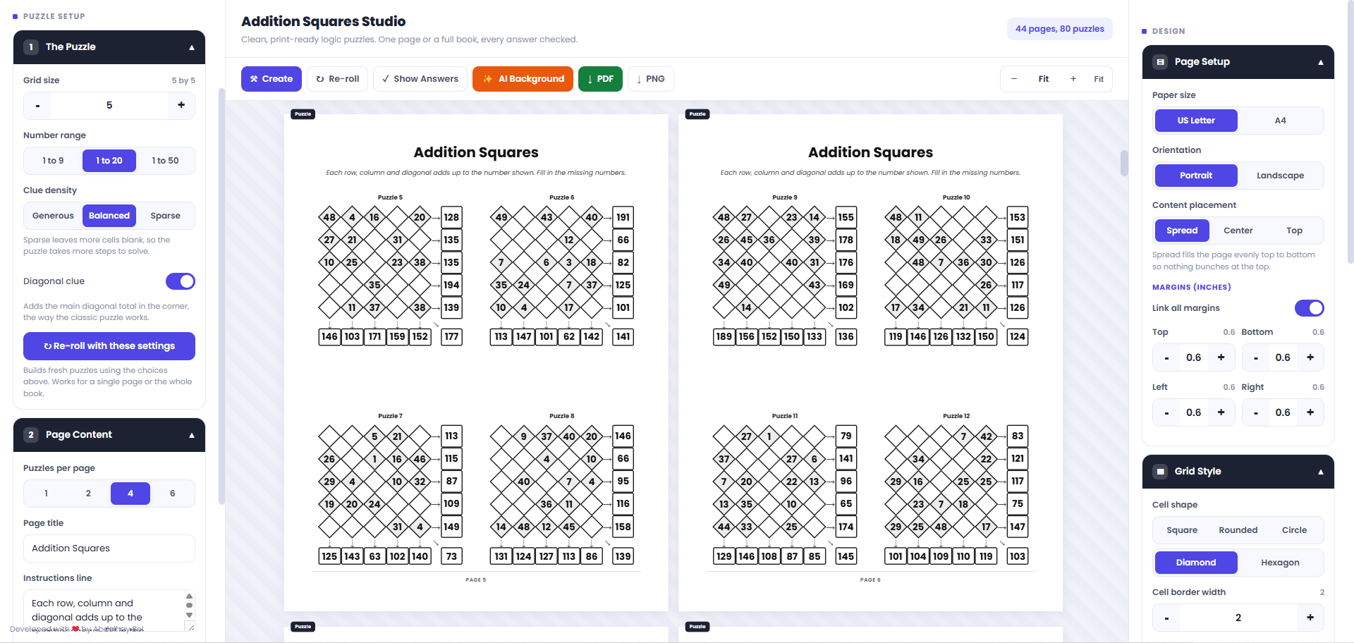 Additional Squares Studio App