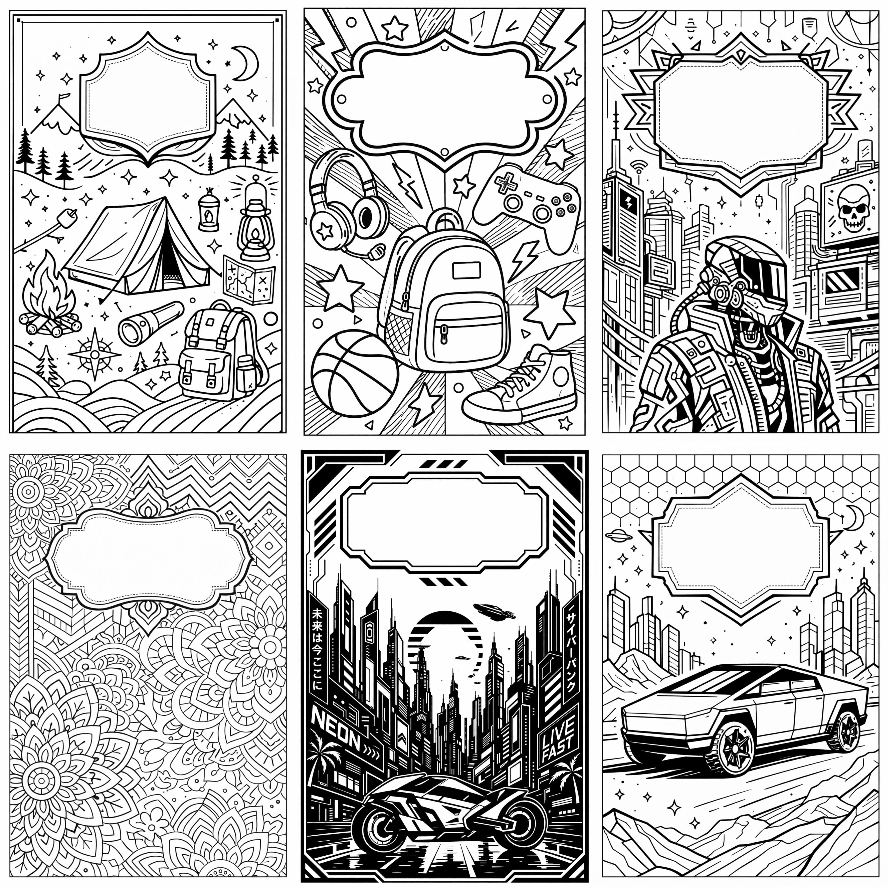 Binder Cover Page Creator