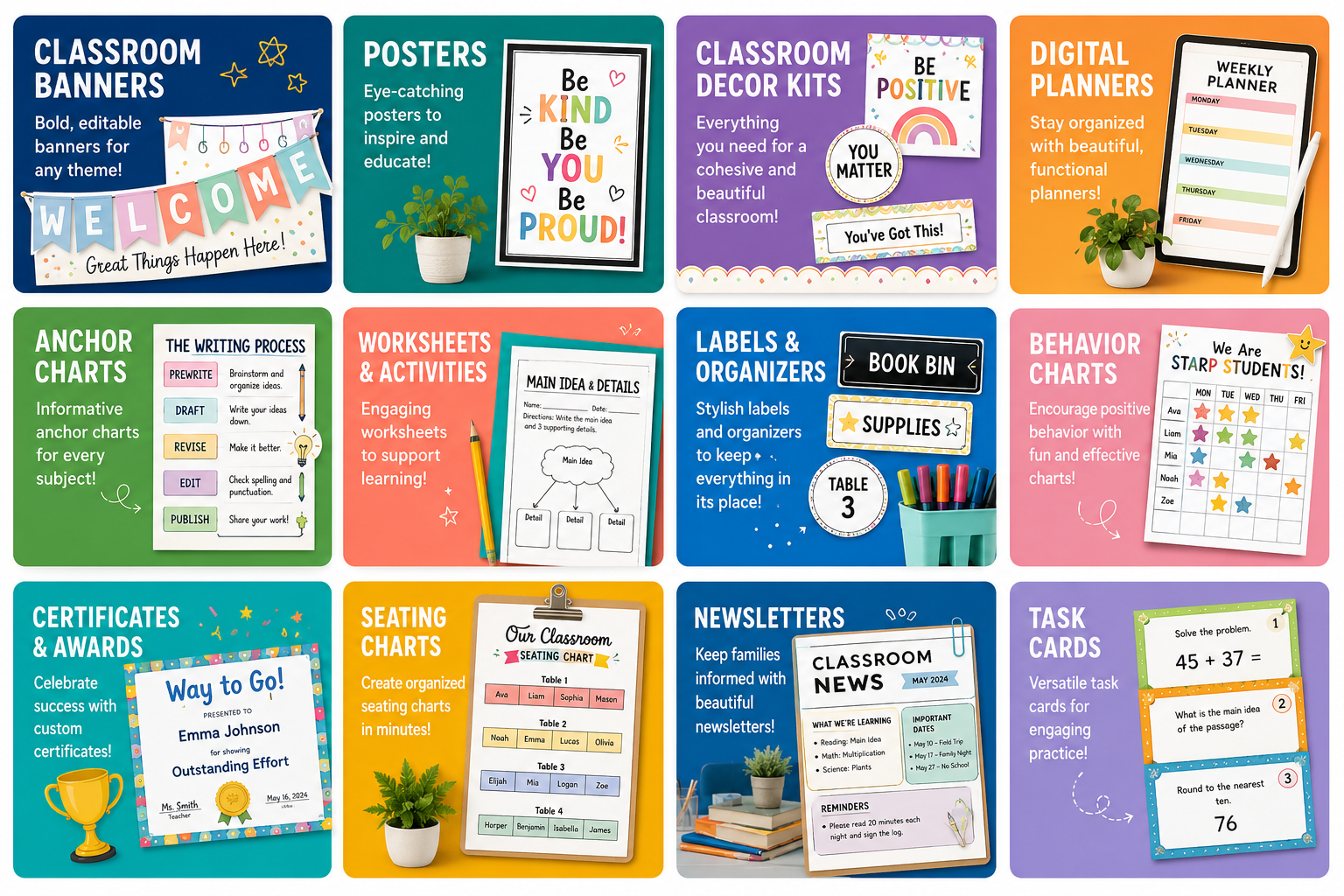 Classroom Banner Decor Studio