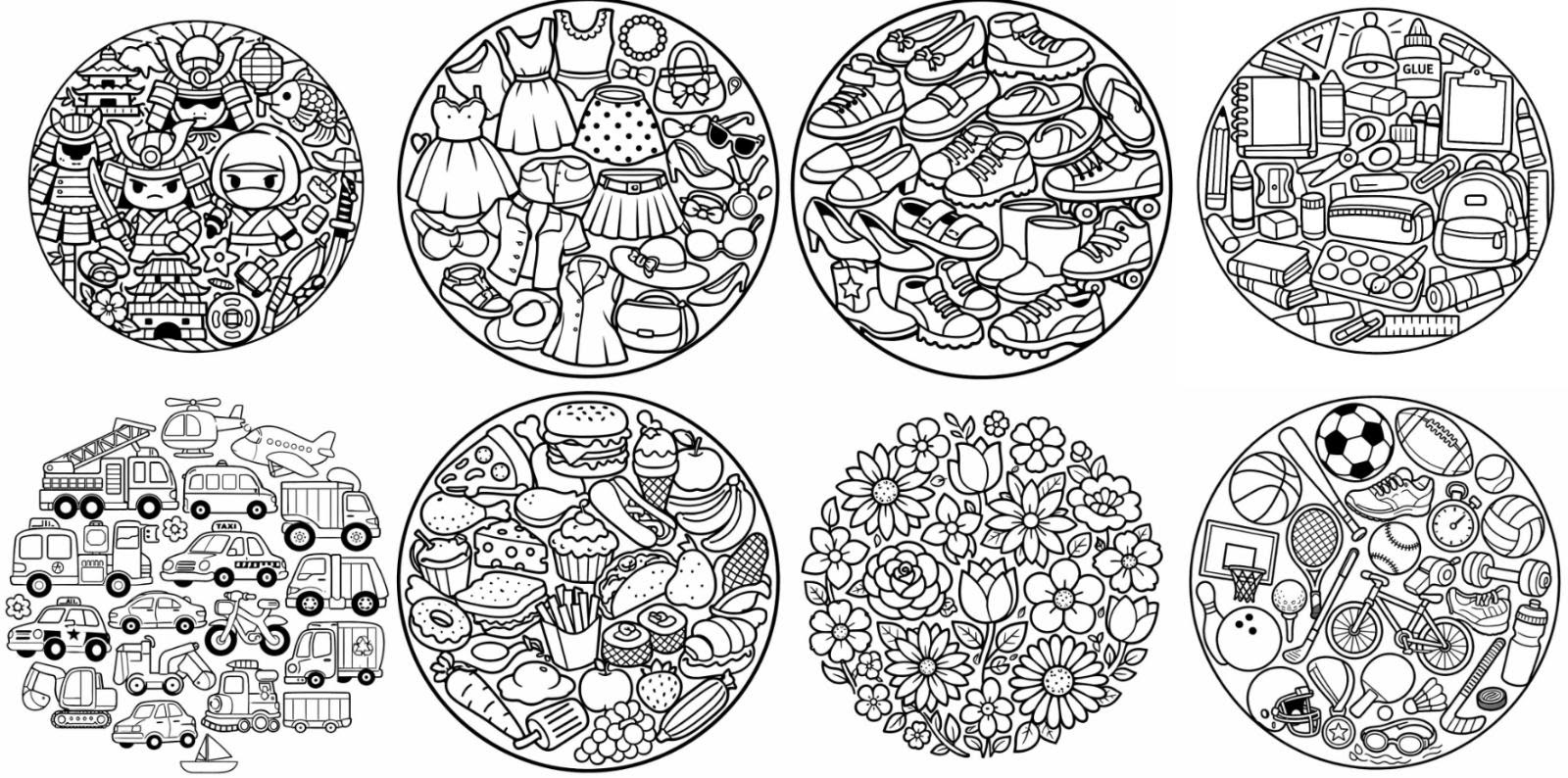 Perfect Circle Coloring Page Generator
