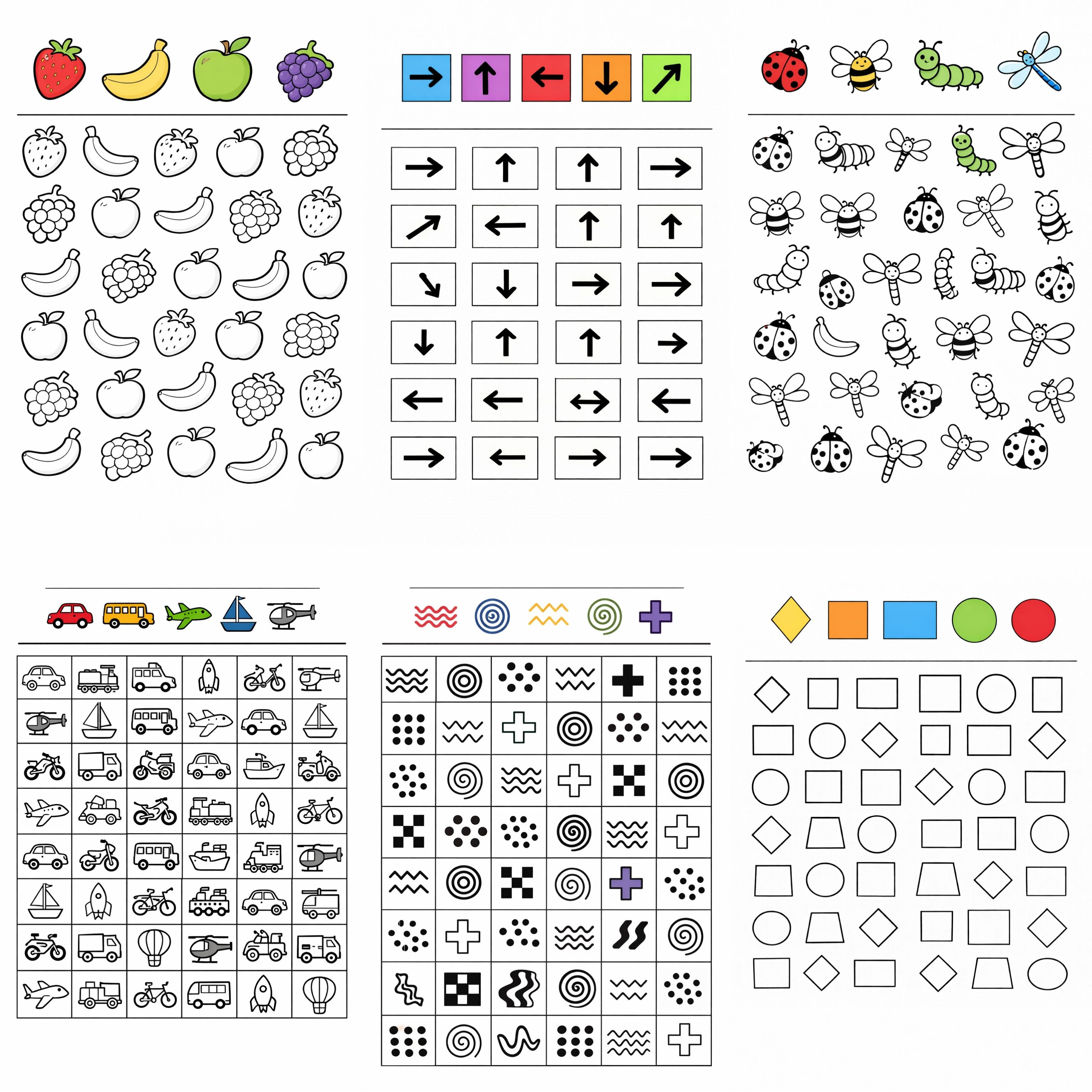 Visual Pattern Activity Page Generator